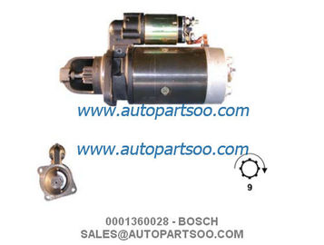 0001368001 0001368007 - BOSCH Starter Motor 24V 4KW 9T MOTORES DE ARRANQUE