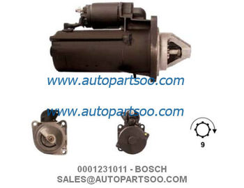 0001109302 0001109303 - BOSCH Starter Motor 12V 2.5KW 9T MOTORES DE ARRANQUE