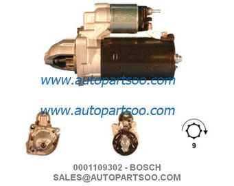 0001109302 0001109303 - BOSCH Starter Motor 12V 2.5KW 9T MOTORES DE ARRANQUE