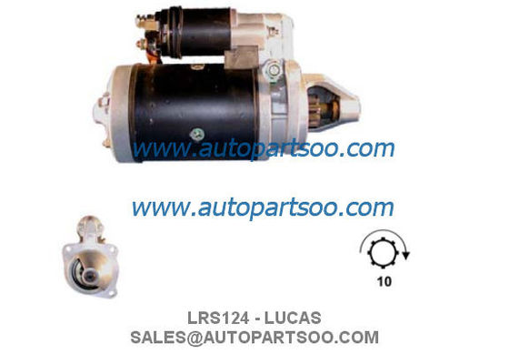LRS162 LRS305 - LUCAS Starter Motor 12V 2.8KW 10T MOTORES DE ARRANQUE