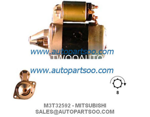 M3T32592 M3T32593 - MITSUBISHI Starter Motor 12V 0.7KW 8T MOTORES DE ARRANQUE
