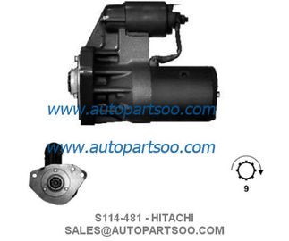 S114-481 S114-481A - HITACHI Starter Motor 12V 1.4KW 9T MOTORES DE ARRANQUE