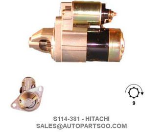 S114-656 S114-656A - HITACHI Starter Motor 12V 0.9KW 9T MOTORES DE ARRANQUE