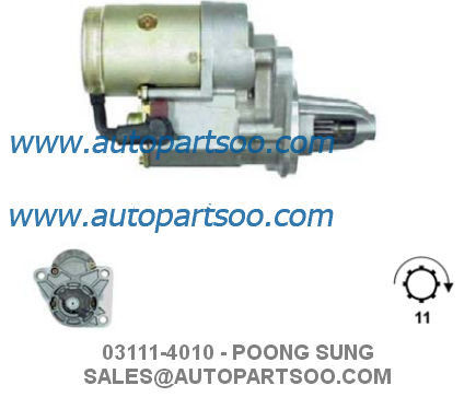03111-4180 OK60G-18-400 POONG SUNG Starter Motor 12V 2.2KW 11T MOTORES DE ARRANQUE