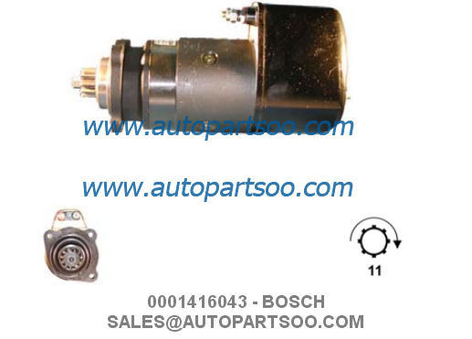 0001415006 0001416040 - BOSCH Starter Motor 24V 5.4KW 9T MOTORES DE ARRANQUE