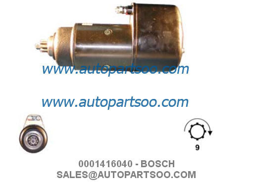 0001415006 0001416040 - BOSCH Starter Motor 24V 5.4KW 9T MOTORES DE ARRANQUE