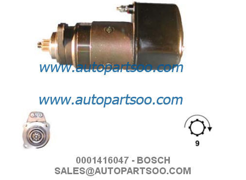 0001416033 - BOSCH Starter Motor 24V 5.4KW 9T MOTORES DE ARRANQUE