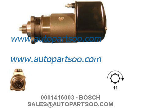 0001416050 - BOSCH Starter Motor 24V 5.4KW 11T MOTORES DE ARRANQUE