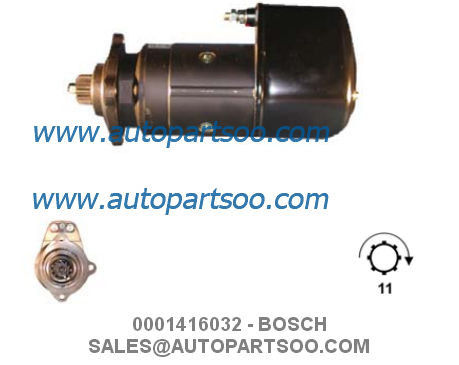 0001416050 - BOSCH Starter Motor 24V 5.4KW 11T MOTORES DE ARRANQUE