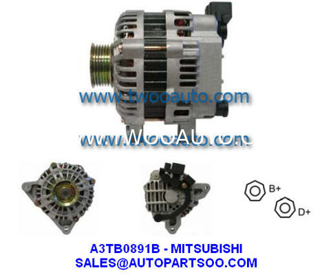 A4TA0591 0123520500 - MITSUBISHI Alternator 24V 90A Alternadores