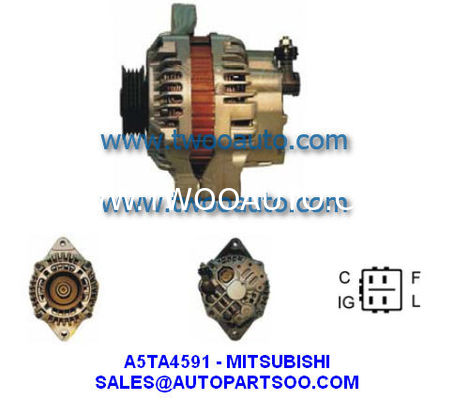 A4TA0591 0123520500 - MITSUBISHI Alternator 24V 90A Alternadores
