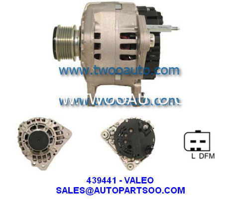 2542454 439316 SG12B041 - VALEO Alternator 12V 125A Alternadores