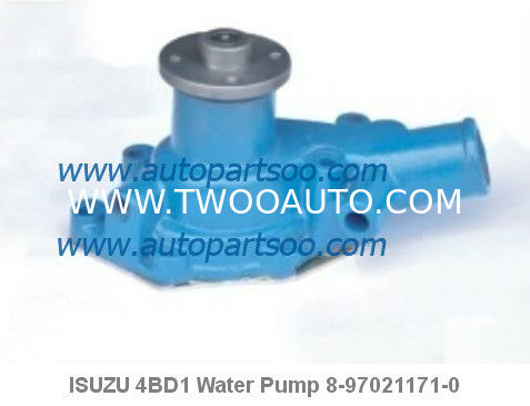 ISUZU 4BD1 water pump with oem 8-97021171-0