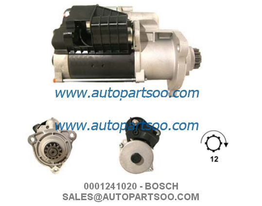 0001241020 0986022260 - BOSCH Starter Motor 24V 5.5KW 12T MOTORES DE ARRANQUE