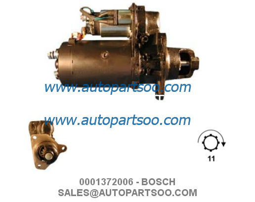 0001372006 0986018370 - BOSCH Starter Motor 24V 6.2KW 11T MOTORES DE ARRANQUE