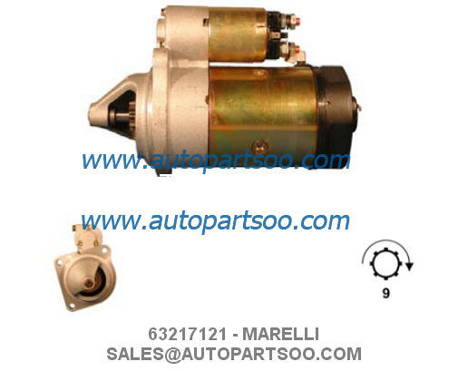63217121 MT71A - MARELLI Starter Motor 12V 2.5KW 9T MOTORES DE ARRANQUE