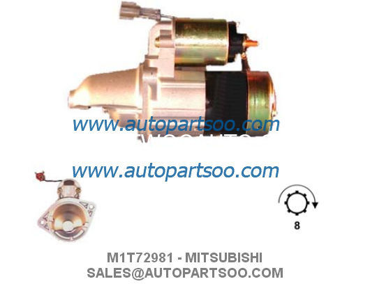 M1T72981 M1T72981A - MITSUBISHI Starter Motor 12V 1.4KW 8T MOTORES DE ARRANQUE