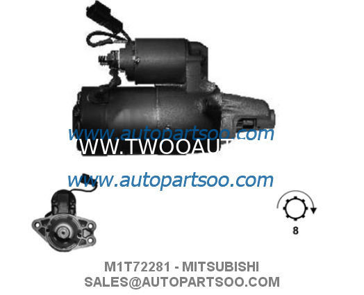 M1T72281 M1T72281A - MITSUBISHI Starter Motor 12V 1.4KW 8T MOTORES DE ARRANQUE