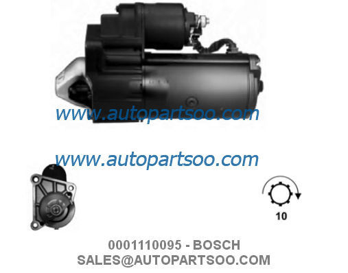 0001110089 0001110095 - BOSCH Starter Motor 12V 1.7KW 10,11T MOTORES DE ARRANQUE