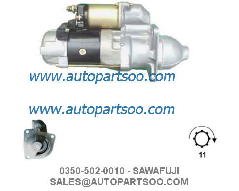 0350-502-0010 0350-502-0044 - SAWAFUJI Starter Motor 24V 5.5KW 11T MOTORES DE ARRANQUE