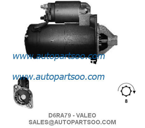 600500 D6RA79 - VALEO Starter Motor 12V 1.2KW 8T MOTORES DE ARRANQUE