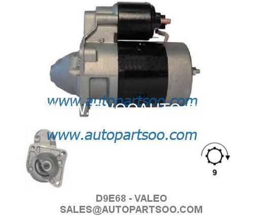 D9E55 D9E68 - VALEO Starter Motor 12V 0.9KW 9T MOTORES DE ARRANQUE