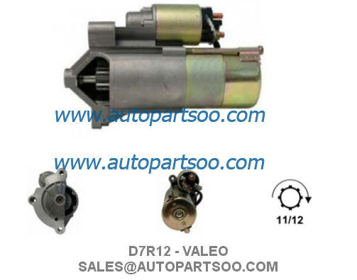 D7R12 D7R127 - VALEO Starter Motor 12V 1.8KW 11,12T MOTORES DE ARRANQUE